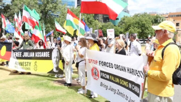 世界人权日 南澳当地社团游行集会