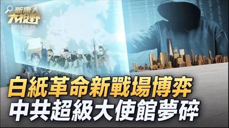 【新唐人大視野】白紙革命在另一戰場持續博弈