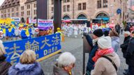 國際人權日 法輪功學員德國紐倫堡集會遊行