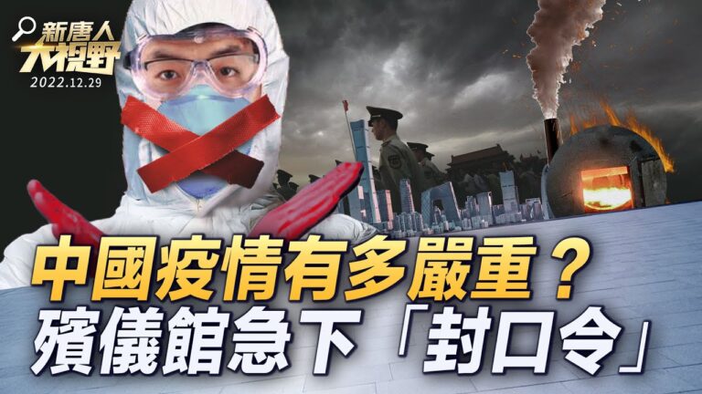 【新唐人大視野】疫情慘烈席捲中國 專家析中共「負治理」機制