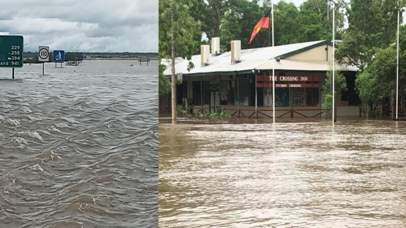 澳洲西北部遇破紀錄洪災 社區仰賴空運補給