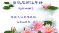 新疆、雲南、浙江法輪功學員恭祝李洪志大師新年好(27條)