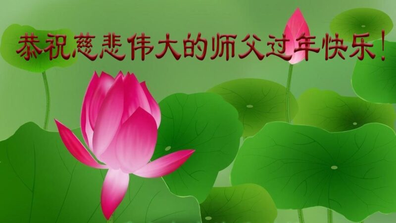 重庆法轮功学员恭祝李洪志大师新年好(24条)