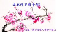 長春法輪功學員恭祝李洪志大師新年好(25條)