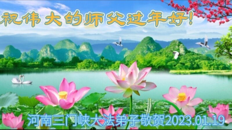 廣西、貴州、河南法輪功學員恭祝李洪志大師新年好(40條)