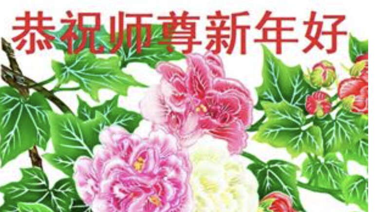 青岛法轮功学员恭祝李洪志大师新年好(27条)