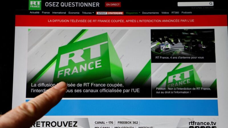 银行账户遭冻结 RT法国网宣布停业