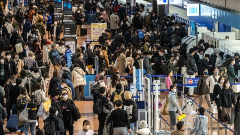 日本機場普篩首日陽性暴增 98%來自中國
