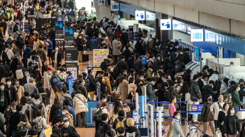 日本機場檢疫陽性爆增 逾9成具中國旅遊史
