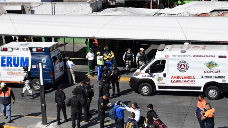 墨西哥市地铁两列车隧道内相撞 酿1死57伤