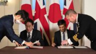 日首相访英签协定 允许互相驻军