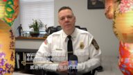 纽约杰维斯港警察局长William Worden给新唐人观众拜年