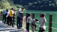 台湾宜兰冬山梅花湖 湖光山色年假首选