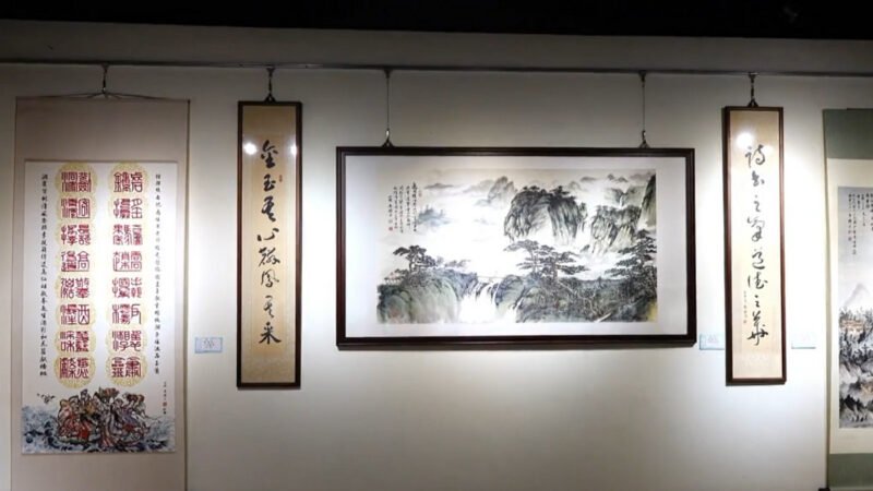 雲林「墨鳴奇妙」書畫聯展 展現傳統水墨之美