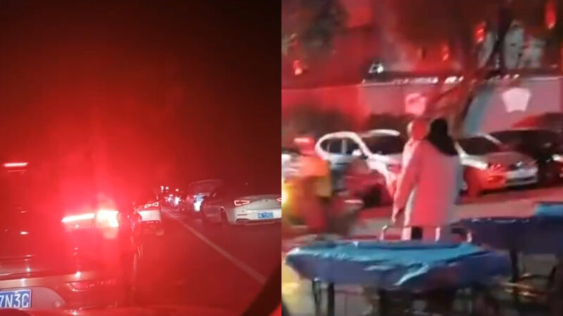 滬昆高速湖南段一客車撞向護欄側翻 60餘人受傷