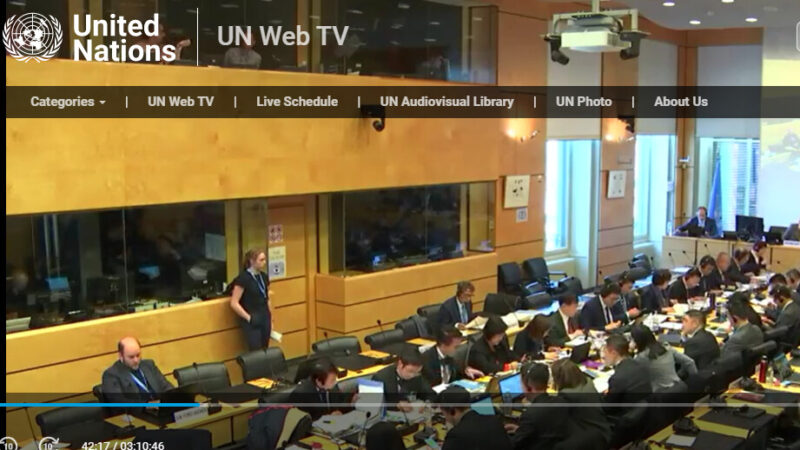 联合国人权委员会诘问人权 中共代表撒谎引嘲笑