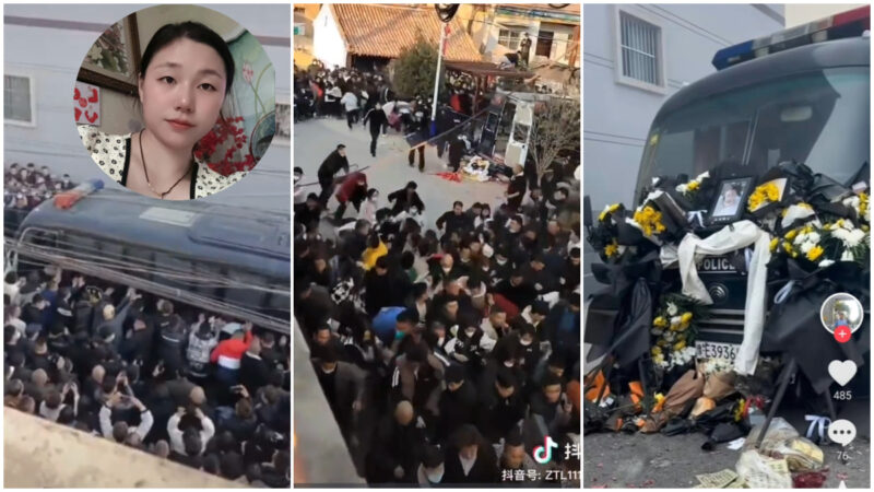 女子慘死 河南滑縣爆發大規模群體抗議 警車被砸