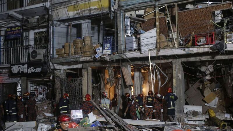 孟加拉首都闹区发生大楼爆炸 至少14死140伤