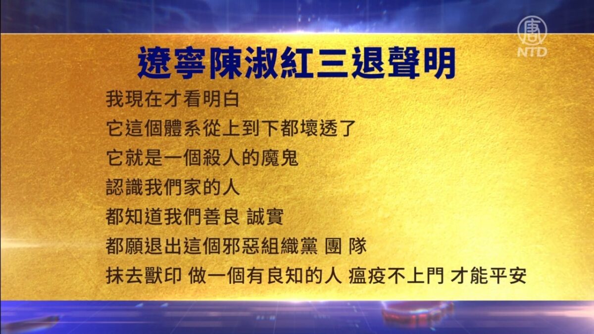 【禁闻】3月15日三退声明精选