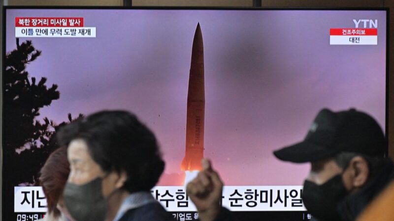 尹錫悅訪日之際 朝鮮試射洲際彈道飛彈