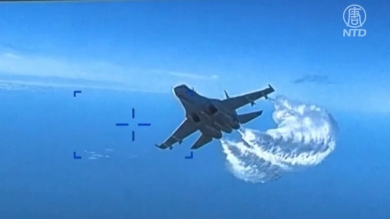 【短訊】五角大樓曝視頻：俄軍戰機攻擊美國無人機
