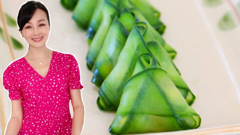 【美食天堂】创意黄瓜卷新做法～清爽美味有趣！