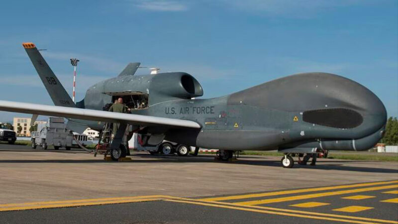 撞機事件後 美軍派RQ-4全球鷹飛黑海