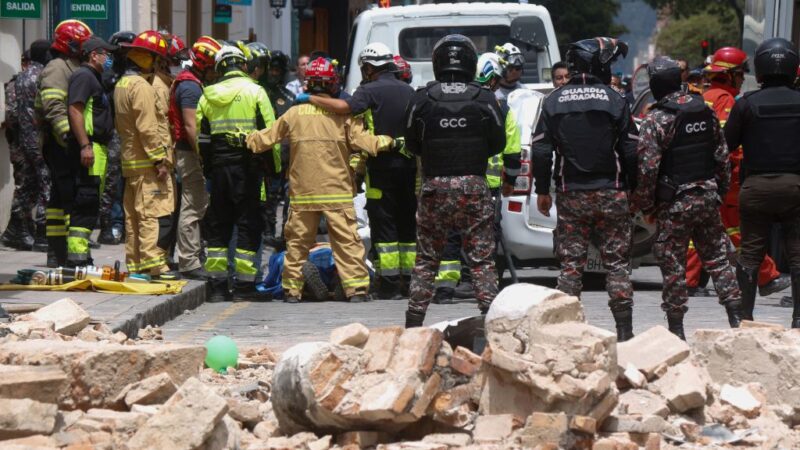 6.8强震袭厄瓜多尔 至少12死多栋建筑受损(视频)