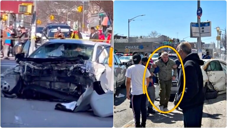 飛車超速衝上紐約布魯克林人行道 二死五傷