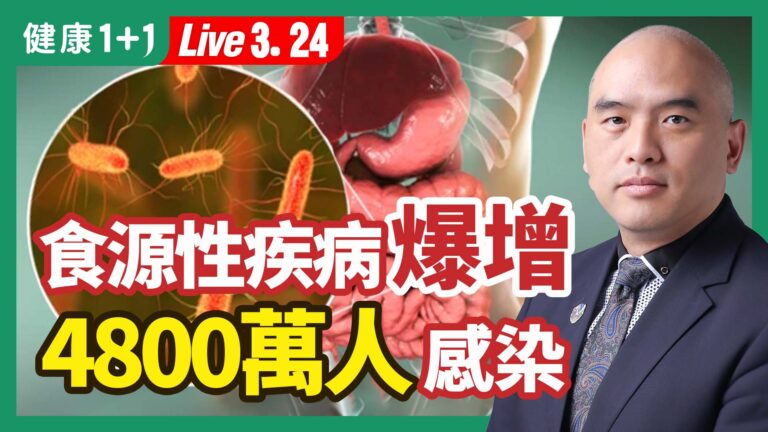 【健康1+1】食源性疾病暴增 4800萬人感染