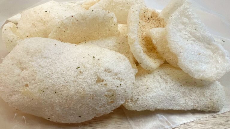 蝦片真的有蝦 自己在家做 鮮香酥脆比買的還好吃