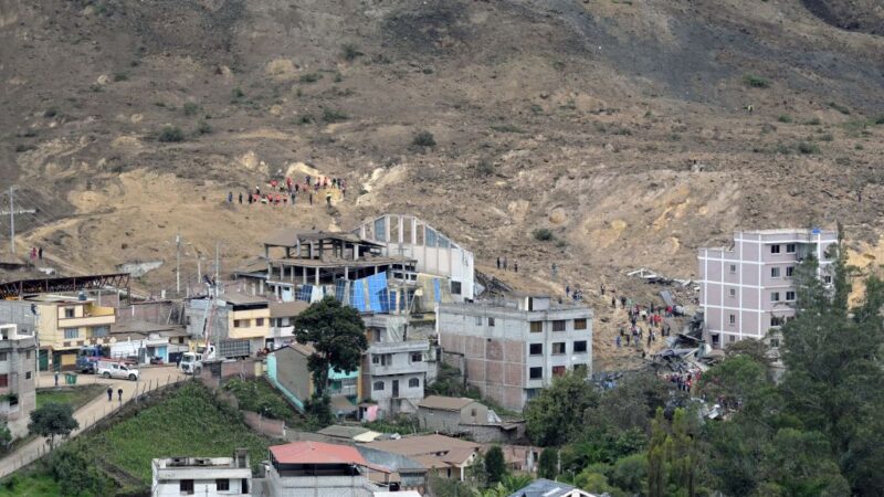 大雨爆發土石流 厄瓜多爾南部釀7死60多人失蹤
