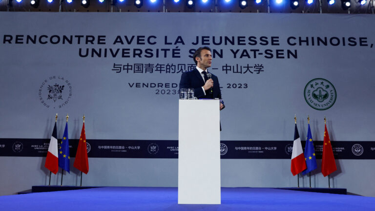 馬克龍中山大學演說：提倡自由思想