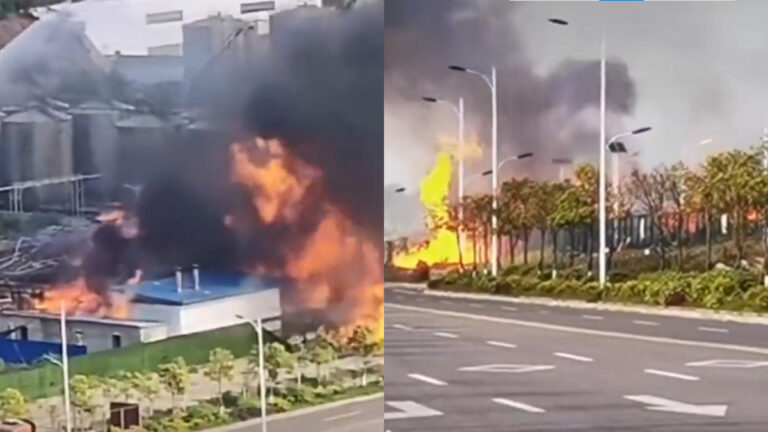 四川瀘州一酒廠大火 現場多次爆炸 已知四人死亡