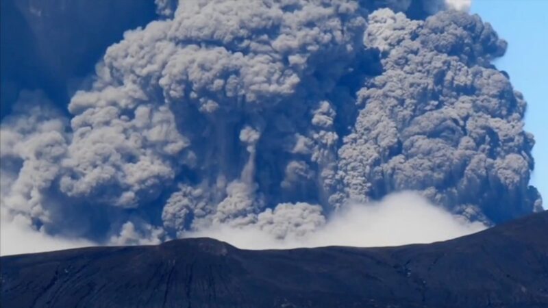 俄罗斯火山大喷发 火山灰可以这样玩