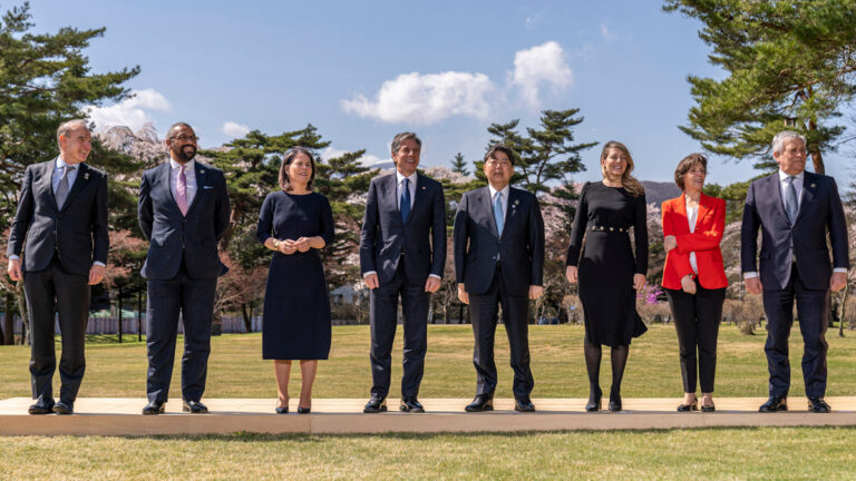 G7外長峰會第二天 繼續關注台海局勢