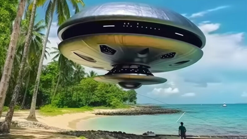 看起來像個銀球 五角大樓公布了一個神祕UFO