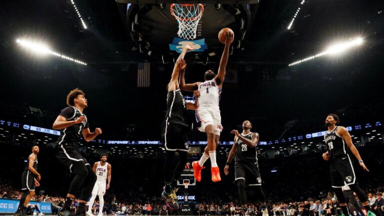 NBA馬克西得25分 助76人戰勝籃網(組圖)
