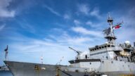 中共軍演期間 法國海軍護衛艦通過台灣海峽