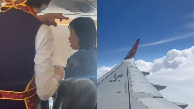 兩中國女乘客萬米高空打架 民諷：打出了高度（視頻）