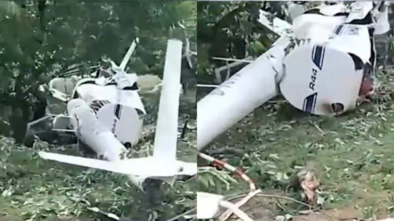 西安景區直升機墜毀 3人死亡