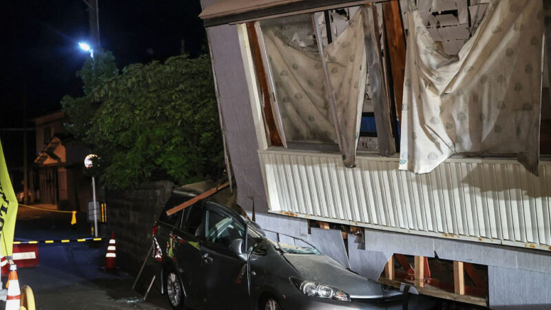 日本石川縣地震1死27傷 嚴防大雨致災（視頻）