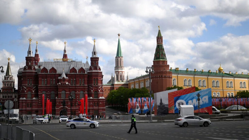 胜利日临近莫斯科加强安保 居民抱怨GPS故障