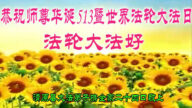 辽宁法轮功学员恭贺世界法轮大法日暨李洪志大师华诞(20条)