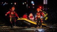意大利暴雨引发致命洪水 9死数千人疏散