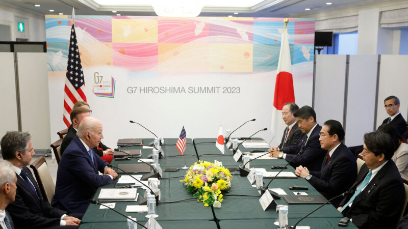 G7前美日举行峰会 拜登：将与习近平会谈