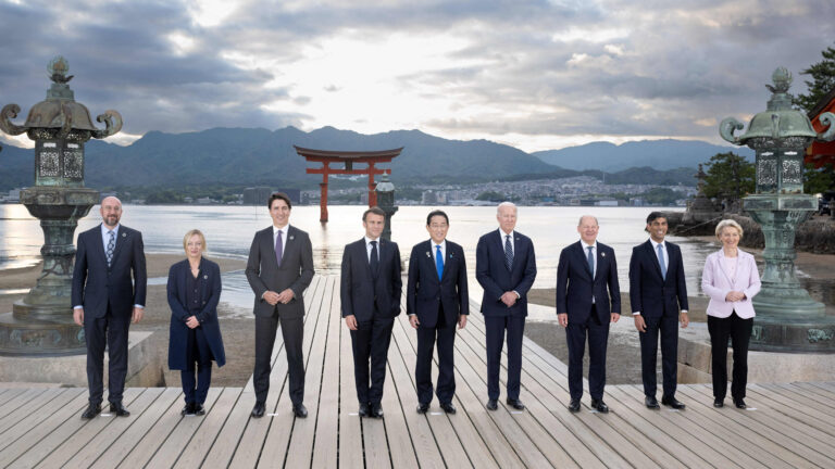 廣島G7峰會登場 聚焦俄烏戰爭和中共威脅