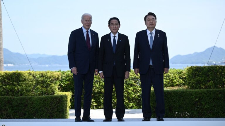 G7廣島峰會最後一天 美日韓領導人三邊會晤