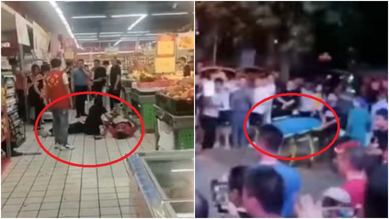 晉江傳男子當街砍人 持刀追進超市（視頻）
