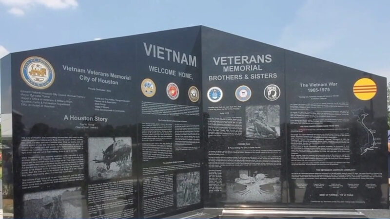休斯頓揭幕第一個越戰老兵紀念碑